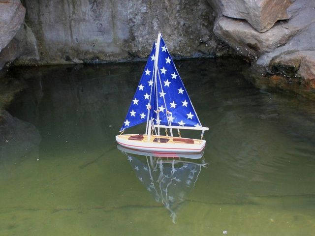 star yacht toy sailboat