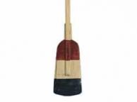 Decorative Wooden Oars With Hanging Hooks Beach House Decor