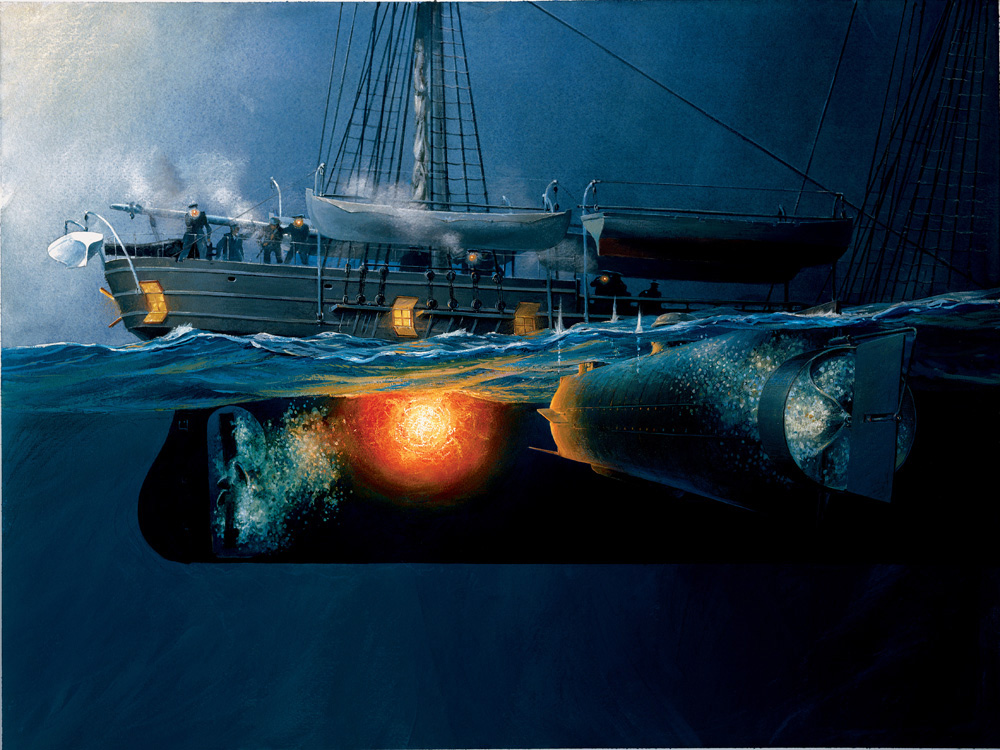 civil war submarine hunley movie