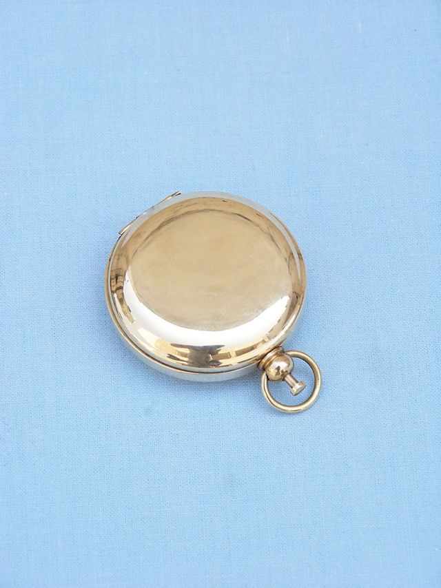 Brass Push button compass 2 Nautical Navigation  