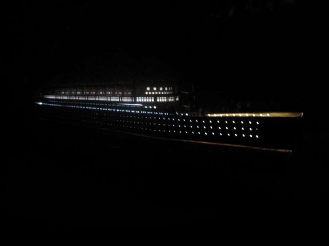 Aquitania 40 with LED LIGHTS Model Cruise Ship  