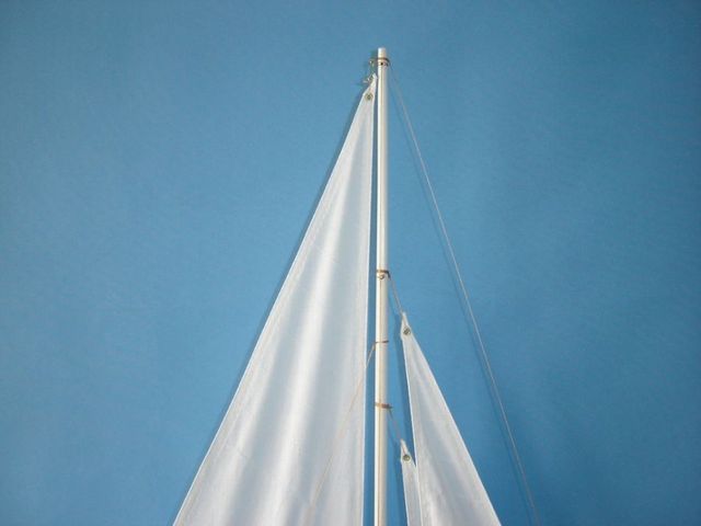 Sovereign 35 Model Wooden Sailboat Americas Cup  