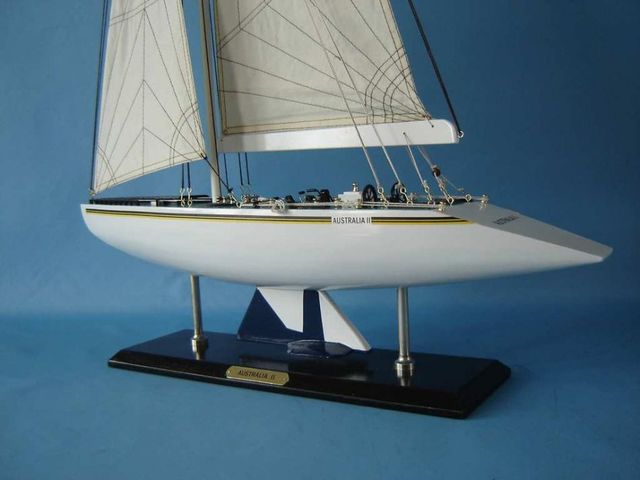 Australia 2 40 Scale Model Sailing Boat Americas Cup  