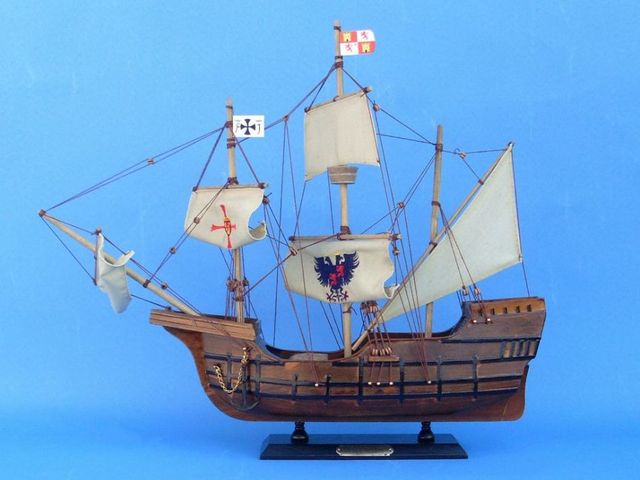 Santa Maria with Embroidery 20 Model Ship Columbus  