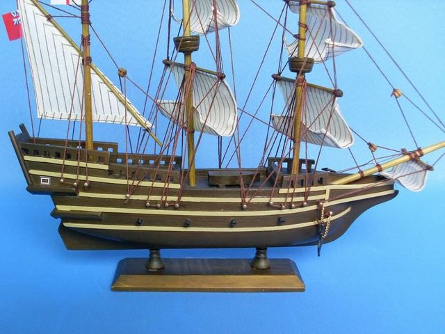 Mayflower 14 Model Ship Pilgrims Wooden Boat Replica  