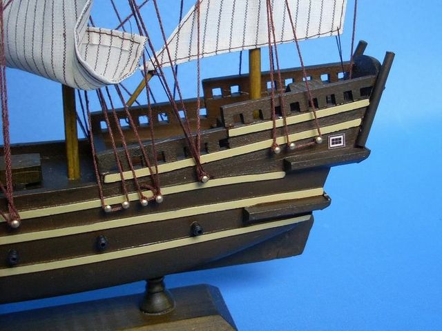 Mayflower 14 Model Ship Pilgrims Wooden Boat Replica  