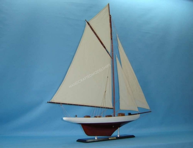 Columbia 42 Model Sailboat Ship Home Nautical Decor  