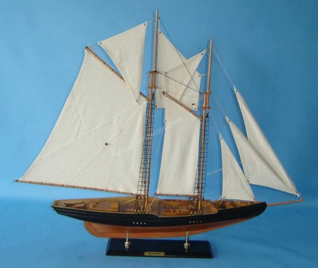 Bluenose 44 Model Sailboat Ship Home Nautical Decor  