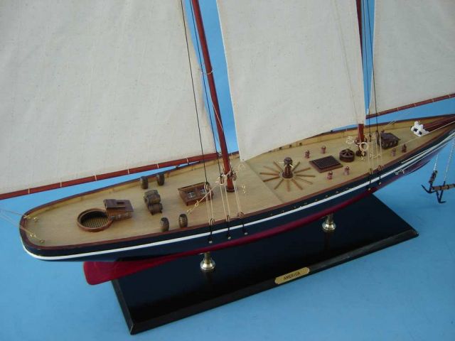 America 44 Limited Scale Wooden Model Sailing Boat  