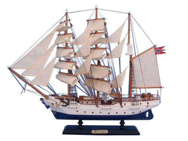 Christian Radich 20 Tall Scale Model Wooden Ship  