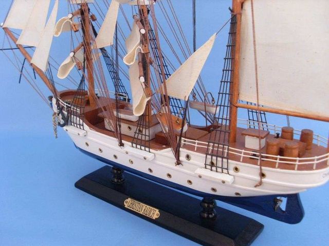 Christian Radich 20 Tall Scale Model Wooden Ship  