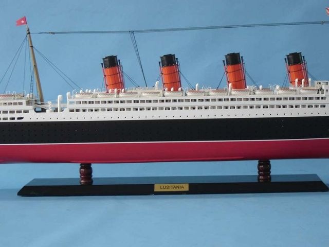 Lusitania 40 Cruise Ship Model Replica Not a Kit  