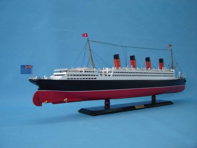 Mauretania 40 Cruise Ship Model Replica Not a Kit  