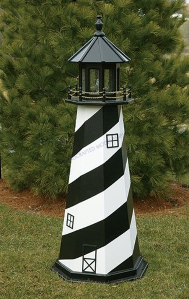 Buy Cape Hatteras Electric Painted Wooden Lighthouse 48