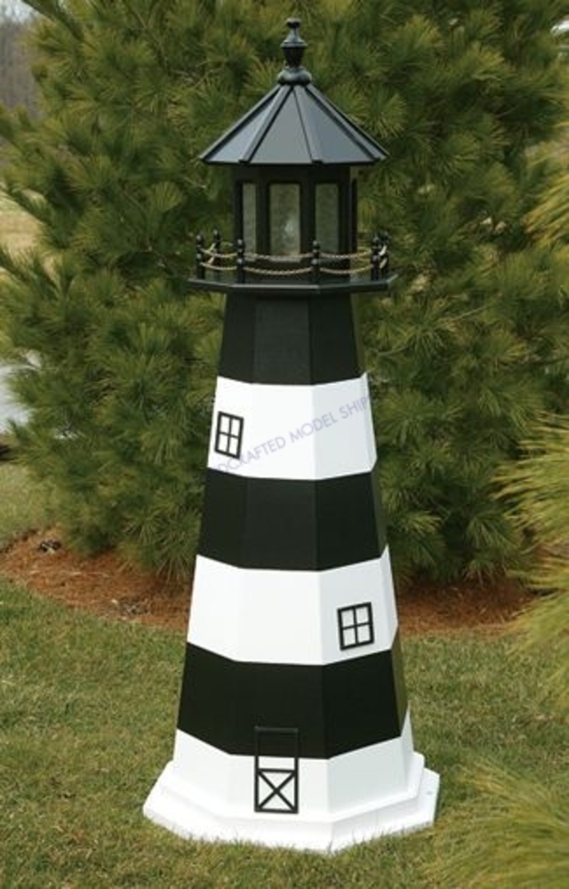 Buy Bodie Island Electric Painted Wooden Lighthouse 48