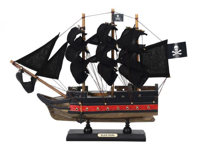 black pearl ship flag