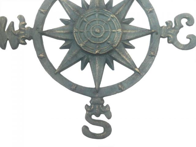 Seaworn Bronze Cast Iron Large Compass 19