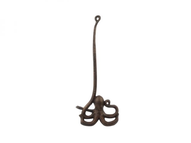 Standing Cast Iron Anchor Toilet Paper Holder Nautical 28 Tall