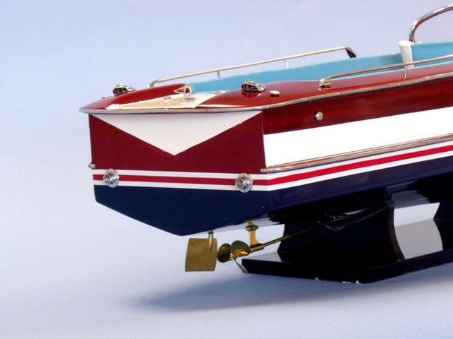 Riva Junior 32 Race Boat Model Wooden Ship NEW  