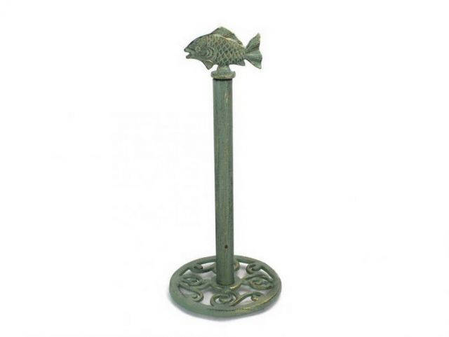 Antique Gold Cast Iron Sea Turtle Towel Holder 7