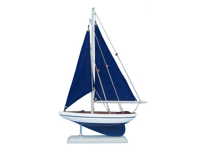 Pacific Sailer 17   Blue + White Sails Gift NEW  