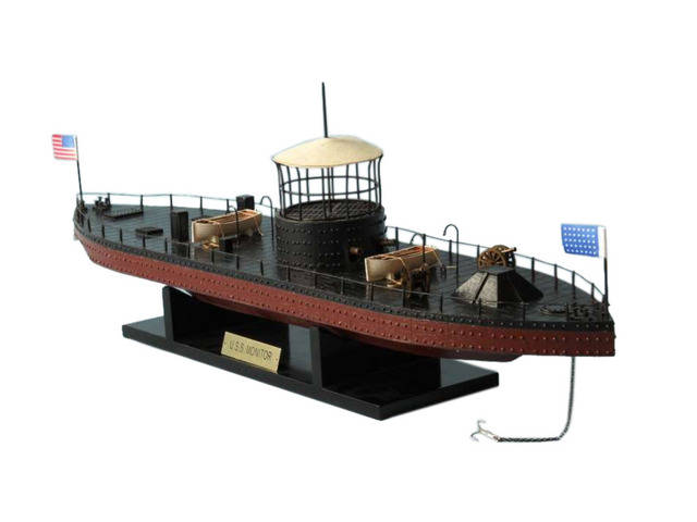 Monitor Limited 21 CivilWar Model Ship Museum Ironclad  