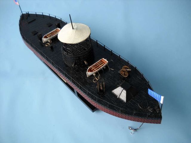 Monitor Limited 21 CivilWar Model Ship Museum Ironclad  