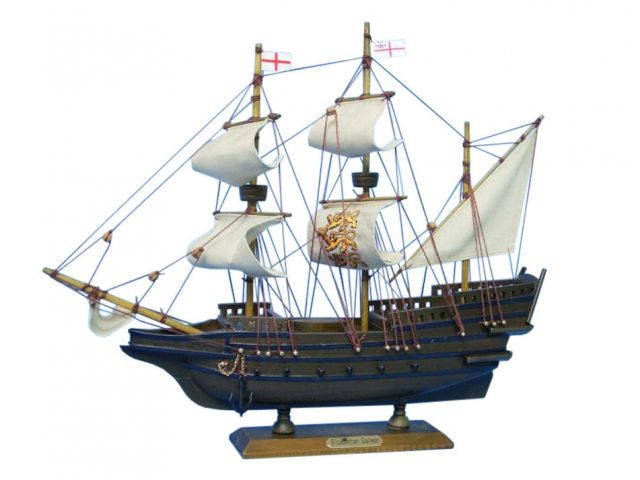 Buy Wooden Elizabethan Galleon Tall Model Ship 14 Inch - Ship Model - Mo