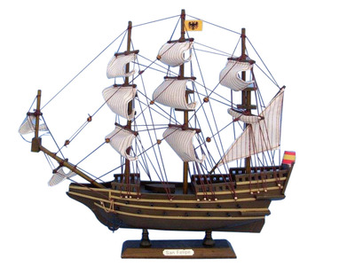 San Felipe 14 Spanish Tall Wooden Ship Model Replica  