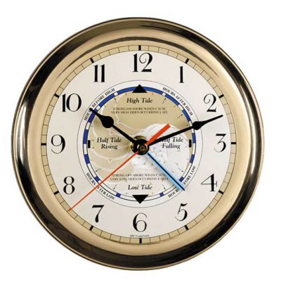 Brass Tide Clock Vintage Clock Beach Decoration NEW  