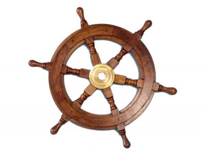 Ship Wheel 12   Wooden Ship Wheel  