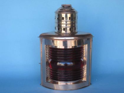 Copper Port Ship Red Lantern 17   Nautical Decor  