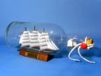 Cutty Sark Model Ship in a Bottle 11 Nautical Decor  