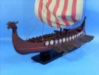 Drakkar Viking 24 Ship Model Boat Wood Burial Ship  