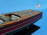 Chris Craft Dual Cockpit 20 Wooden Model Speedboat  