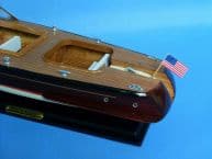 Chris Craft Runabout 20 Model Speed Boat Wood Replica  