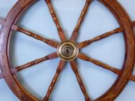 features wooden ship wheel 48 the hampton nautical wooden ship s wheel 