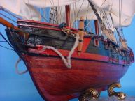 Pirate Ship Model Replica White Sails NOT A TOY 26  