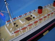 Queen Elizabeth Limited 40 w/LED LIGHTS Model Ship  