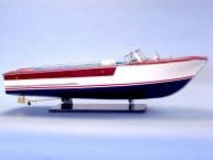 Attach the sails and this Riva Junior model is ready for display